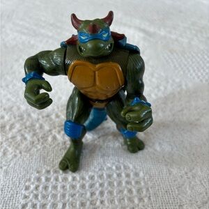 Vintage Teenage Mutant Ninja Turtles TMNT ANKYL LEO Figure Dino Playmates 1997